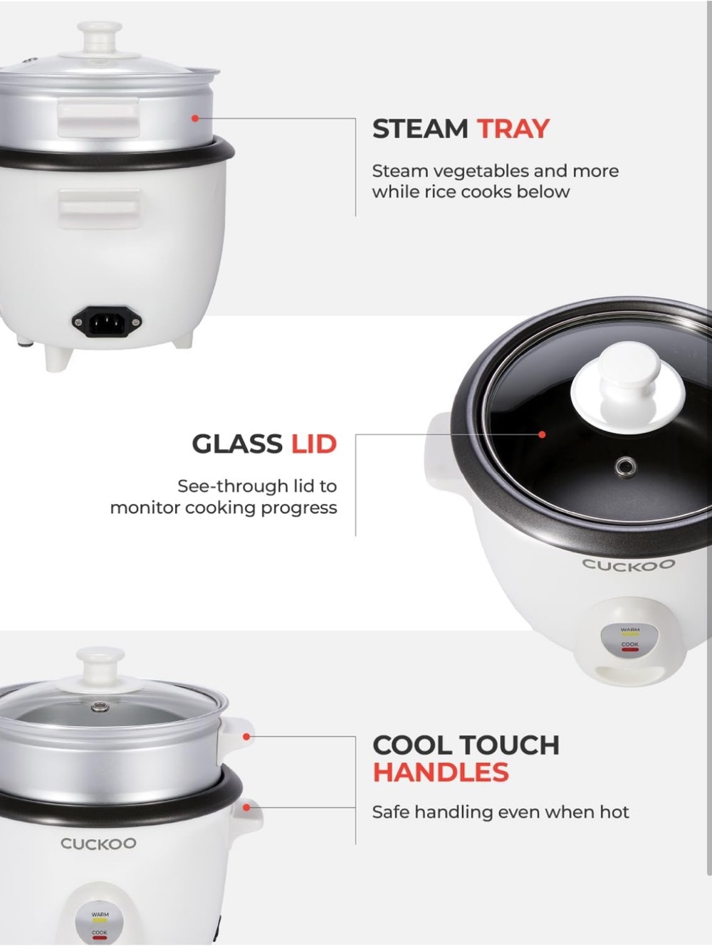Cuckoo Compact Rice Cooker - Used Once - Picture 4 of 4
